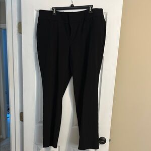 Apt. 9 Black Trousers Slim Fit Stretch